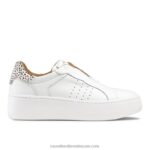 حذاء رياضي sotto laceless 8840R25 أبيض نحيف Russell And Bromley
