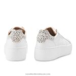 ⁦حذاء رياضي sotto laceless 8840R25 أبيض نحيف Russell And Bromley⁩ - الصورة ⁦4⁩