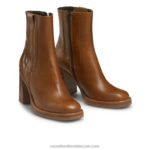 ⁦حذاء كعب مرصوف من خشب البالوميني 8840R292 تان نحيف Russell And Bromley⁩ - الصورة ⁦2⁩