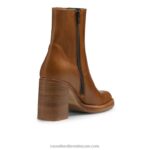 ⁦حذاء كعب مرصوف من خشب البالوميني 8840R292 تان نحيف Russell And Bromley⁩ - الصورة ⁦3⁩
