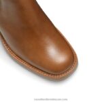 ⁦حذاء كعب مرصوف من خشب البالوميني 8840R292 تان نحيف Russell And Bromley⁩ - الصورة ⁦4⁩