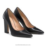 ⁦حذاء كورت بكعب نصل 100 نقطة 8840R134 أسود نحيف Russell And Bromley⁩ - الصورة ⁦2⁩