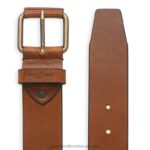 ⁦حزام الجينز عارضة 8840R635 بني رجال Russell And Bromley⁩ - الصورة ⁦2⁩