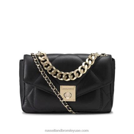 حقيبة كروسبودي صغيرة من Quiltpuff midi 8840R673 أسودRussell And Bromley