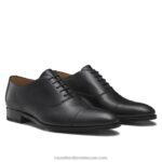 ⁦ركامية اصبع القدم غطاء أكسفورد 8840R588 أسود رجال Russell And Bromley⁩ - الصورة ⁦2⁩
