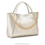 ⁦رمز سلسلة شرق / غرب انتزاع حقيبة 8840R677 ذهبRussell And Bromley⁩ - الصورة ⁦2⁩