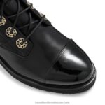 ⁦رينجاروسيس حذاء مبطن برباط 8840R282 أسود نحيف Russell And Bromley⁩ - الصورة ⁦3⁩