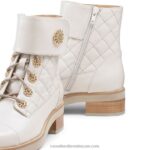 ⁦رينجاروسيس حذاء مبطن برباط 8840R284 أبيض نحيف Russell And Bromley⁩ - الصورة ⁦3⁩