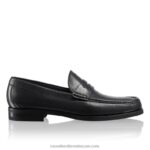 زحل كلاسيك متعطل 8840R557 أسود رجال Russell And Bromley