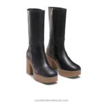 ⁦ستيفي كريب التمهيد منصة 8840R339 أسود نحيف Russell And Bromley⁩ - الصورة ⁦2⁩