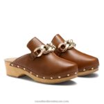 ⁦سلسلة dellabosco مغلقة اصبع القدم السد 8840R231 بني نحيف Russell And Bromley⁩ - الصورة ⁦2⁩