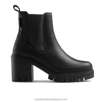شركة مرحبا الكعب القتالية تشيلسي 8840R275 أسود نحيف Russell And Bromley