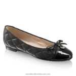 ⁦شقة الباليه مبطن الساحرة 8840R242 أسود نحيف Russell And Bromley⁩ - الصورة ⁦2⁩