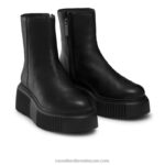 ⁦صعب التمهيد مضلع الحب الوحيد 8840R269 أسود نحيف Russell And Bromley⁩ - الصورة ⁦2⁩