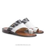 ⁦صندل بارولو مفتوح من الأمام 8840R540 أبيض رجال Russell And Bromley⁩ - الصورة ⁦2⁩