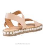 ⁦صندل بيرلجام من جزئين 8840R386 حيادي نحيف Russell And Bromley⁩ - الصورة ⁦4⁩