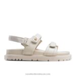 صندل تراكس بنعل مشقوق 8840R373 أبيض نحيف Russell And Bromley