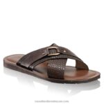 ⁦صندل حلم الانزلاق 8840R527 بني رجال Russell And Bromley⁩ - الصورة ⁦2⁩
