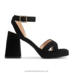 صندل ذو نعل سميك groovybaby 8840R96 أسود نحيف Russell And Bromley