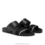 ⁦صندل فاب لاين بغطاء للرأس 8840R506 أسود رجال Russell And Bromley⁩ - الصورة ⁦2⁩