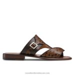صندل فالنتيا بحلقة من الأمام 8840R533 بني رجال Russell And Bromley