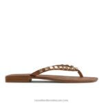 صندل كايرو مائل للأمام 8840R408 تان نحيف Russell And Bromley