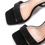 ⁦صندل كوزمو بكعب 8840R167 أسود نحيف Russell And Bromley⁩ - الصورة ⁦4⁩