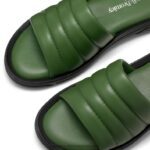 ⁦صندل منزلق فاخر 8840R516 أخضر رجال Russell And Bromley⁩ - الصورة ⁦4⁩