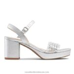صندل منصة discoqueen 8840R119 معدني نحيف Russell And Bromley