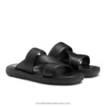 ⁦صندل zeus الانزلاق 8840R522 أسود رجال Russell And Bromley⁩ - الصورة ⁦2⁩