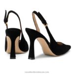 ⁦على مضخة نقطة slingback نقطة 8840R103 أسود نحيف Russell And Bromley⁩ - الصورة ⁦4⁩