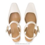 ⁦قص بدقة محكمة اصبع القدم 8840R91 اللون البيج نحيف Russell And Bromley⁩ - الصورة ⁦3⁩