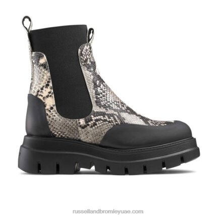 قهر حذاء تشيلسي 8840R302 أسود نحيف Russell And Bromley