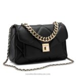 ⁦كروس مبطن ناعم quiltpuff 8840R714 أسودRussell And Bromley⁩ - الصورة ⁦2⁩