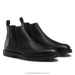 ⁦كريب دوبلين الوحيد تشيلسي 8840R618 أسود رجال Russell And Bromley⁩ - الصورة ⁦2⁩