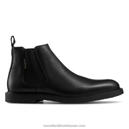كريب دوبلين الوحيد تشيلسي 8840R618 أسود رجال Russell And Bromley