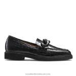 كليوباترا 3 حلقة متعطل 8840R202 أسود نحيف Russell And Bromley