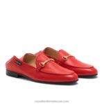 ⁦متعطل snaffle متعطل 8840R208 أحمر نحيف Russell And Bromley⁩ - الصورة ⁦2⁩