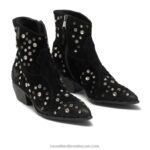 ⁦مرحبا الحذاء الغربي منمق 8840R309 أسود نحيف Russell And Bromley⁩ - الصورة ⁦2⁩