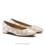 ⁦مضخة باليه boulevard2 8840R243 معدني نحيف Russell And Bromley⁩ - الصورة ⁦2⁩