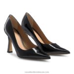 ⁦مضخة كعب بنقطة كاملة 8840R105 أسود نحيف Russell And Bromley⁩ - الصورة ⁦2⁩