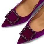 ⁦مضخة مرصعة بالجواهر 8840R155 أرجواني نحيف Russell And Bromley⁩ - الصورة ⁦4⁩