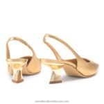 ⁦مضخة نقطة slingpoint slingback 8840R118 معدني نحيف Russell And Bromley⁩ - الصورة ⁦4⁩