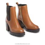 ⁦منع الحذاء تشيلسي مشدود 8840R318 بني نحيف Russell And Bromley⁩ - الصورة ⁦2⁩