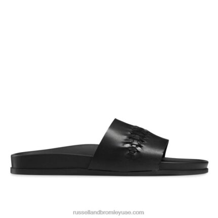 نسج الشرائح المنسوجة التفاصيل المنزلق 8840R503 أسود رجال Russell And Bromley