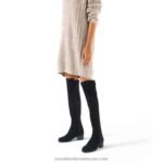 ⁦نصف الحذاء الكامل الركبة عالية 8840R340 أسود نحيف Russell And Bromley⁩ - الصورة ⁦4⁩