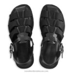 ⁦fab Fisher التوى قماش صياد 8840R519 أسود رجال Russell And Bromley⁩ - الصورة ⁦3⁩