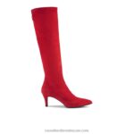 hotlegs الركبة عالية جورب التمهيد 8840R369 أحمر نحيف Russell And Bromley