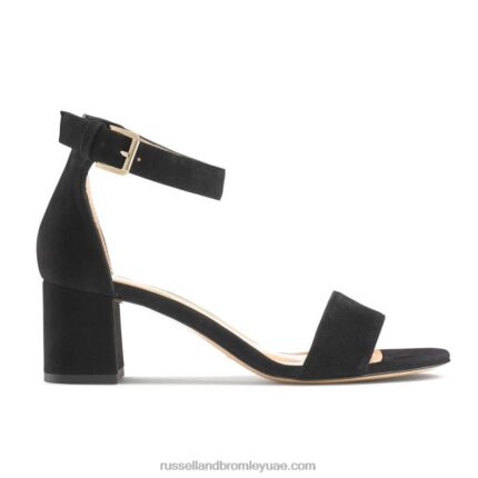 ittakest اثنين من صندل كعب 8840R142 أسود نحيف Russell And Bromley