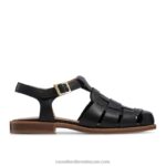 lucca فتح ظهر الصياد 8840R382 أسود نحيف Russell And Bromley